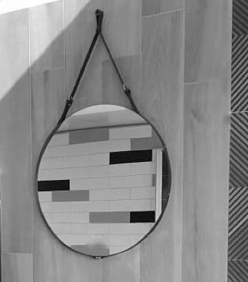 Espejo de baño Reflejar Belt Negro 67 ESPO3.15