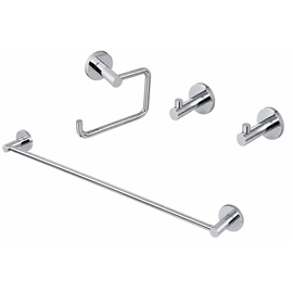 Kit accesorios para baño 4 piezzas Andez Next cromo 098.37.1.04.04