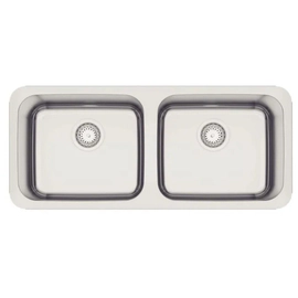 Bacha de embutir doble Tramontina Dora 94031/112