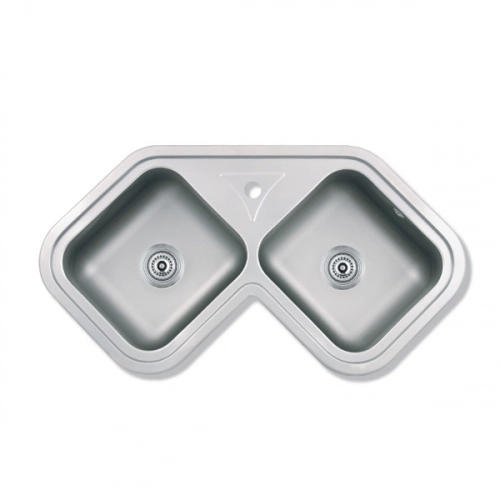 Bacha de cocina Mi Pileta encastrable doble AC 450 E