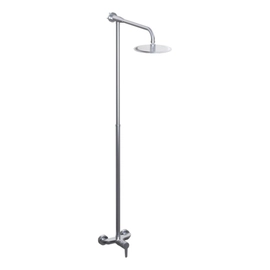 Griferia de ducha Hidromet Flat Monc exterior s/transf c/barral cr 08491CRCR