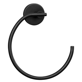 Accesorio de baño Robinet Belfast Toallero aro grande negro mate