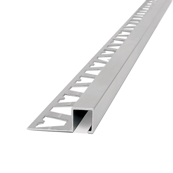 Guardacanto quadra cromo mate 10 mm x 5 mm x 2,5 m Atrim