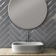 Ceramica Vetro 7.5x30 bricks briselado gris