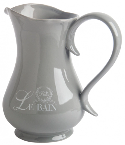 Jarra Porcellana Ottone Le Bain gris AC58.15