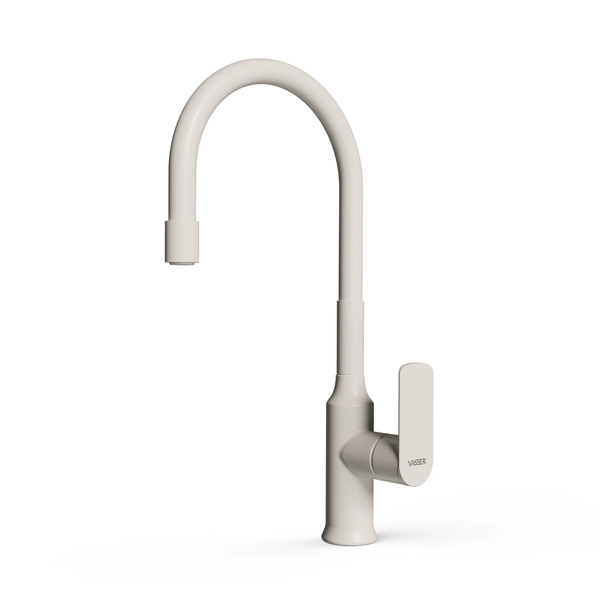 Griferia monocomando de cocina Agatha Vasser Blanca 25/2302 Foschia