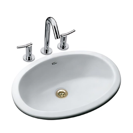 Bacha de lavatorio Ferrum armonica imola blanca ARM-BH-130-BL