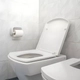Tapa asiento inodoro Roca the gap caida simple