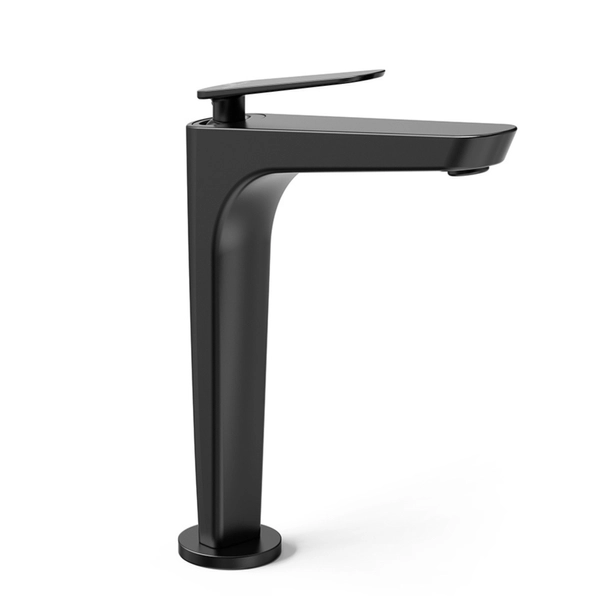Griferia lavatorio monocomando alto Hidromet Space Black 9615NEG