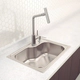 Bacha de cocina Tramontina 55x40x19cm morgana compact satinado 93815122