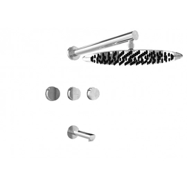 Griferia de ducha c/transf  Hidromet Luxury