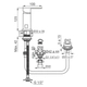 Grifería de bidet FV dominic new monocomando 0189/85N-CR