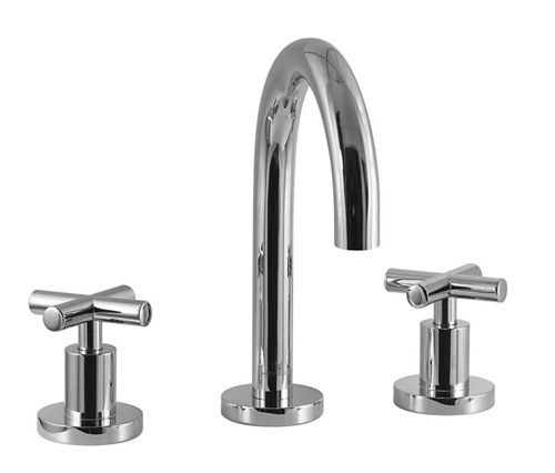 Griferia baño Hidromet Lavatorio Sun Cruz Cromo