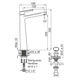 Grifería de lavatorio FV aromo monocomando 0181.02/D8-NG