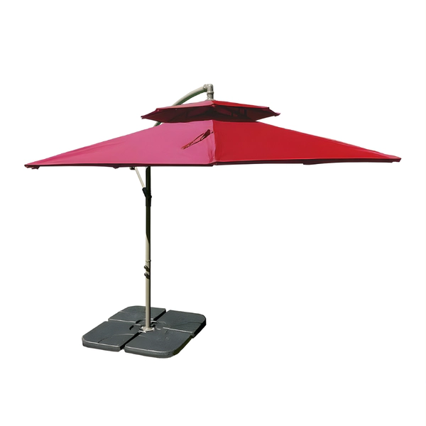 Sombrilla Banana Roja 2.7 MTS 95-023-102 Tromen