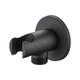 Soporte para mando de ducha Piazza negro D4007NE