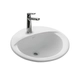 Bacha de lavatorio Ferrum armonica ovalada blanca 1 ag ARM-BH-133-BL