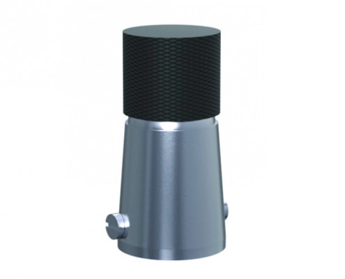 Griferia de bidet Hidromet Texture c/transf cromo negro 9802CRNE