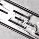 Desague Ideal lineal encastrable 30 cm base ABS rejilla paralela acero 12110