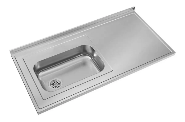 Mesada simple Johnson con bacha AC430 lado izquierdo 2 AG