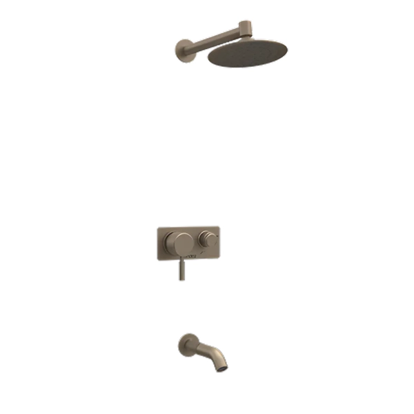 Grifería de ducha Andez cross XXL monocomando con transferencia