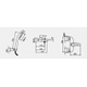 Griferia de ducha exgterior Monoc Hidromet Flat cr
