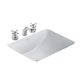 Bacha de lavatorio Ferrum armonica cadria blanca ARM-BH-132-BL