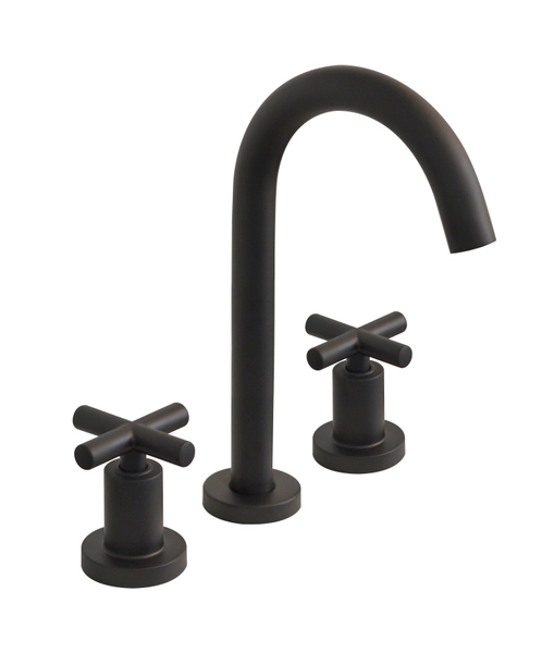 Griferia de Lavatorio Peirano Black Velvet negro mate 60-190