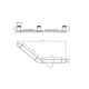 Accesorio de baño Agarradera angular Andez