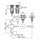 Grifería de bidet FV chalten desagüe soft touch 0295/H4-CR