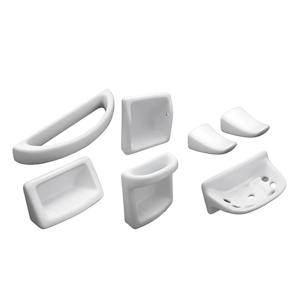 Accesorios de baño Ferrum juego 7 piezas clásica ACL-JG-020-BL