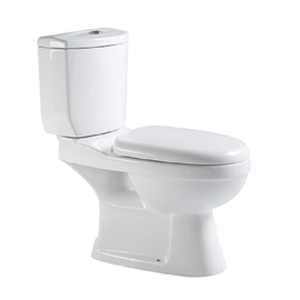 Inodoro largo con asiento y deposito doble descarga Piazza Garda B0400