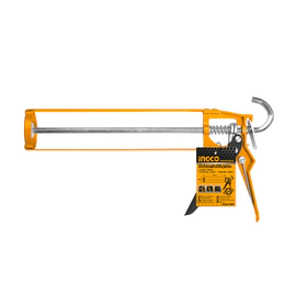 PISTOLA APLICADORA DE SILICONA DOBLE EMPUJE 9/235MM INGCO HCG1409