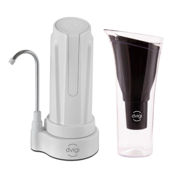 Combo Purificador Agua Dvigi Aqua + Jarra Sense Glass Negro