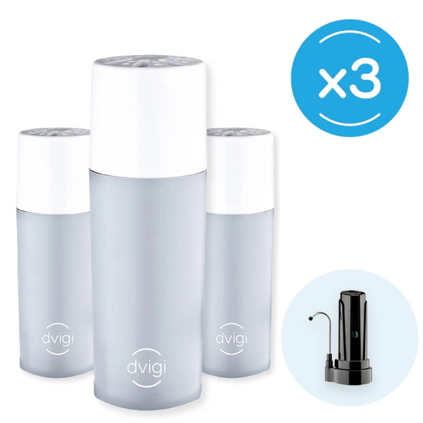 Repuesto Purificador Sobre Mesa Dvigi Classic Aqua x3