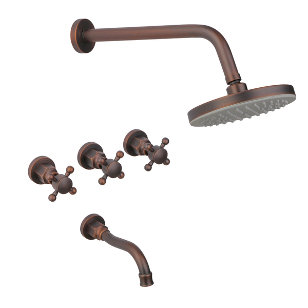 Griferia bañera c/transf Estalgrif Haaz vintage florentino mate 362/030-41