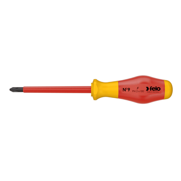 Destornillador Felo 9 VDE Phillips PH 0 x 60