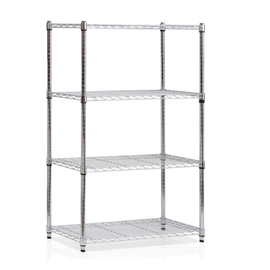 Estanteria Metalica Cocina Cromada 4 Estantes 120x30x60cm