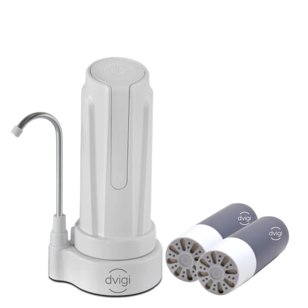 Purificador de Agua Mesada Dvigi Aqua + 2 Filtros Repuestos