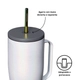Vaso Corkcicle Cold Cup Xl 887Ml - Sparkle Unicorn Magic