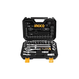 JUEGO BOCALLAVES MÉTRICO 1/2  25 PIEZAS INGCO HKTS12251