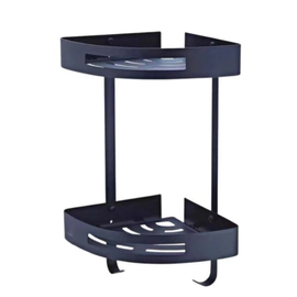 Organizador esquinero 2 estante Daccord negro ORG0IMP 65