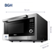 Microondas Air Fryer BGH B330DFN24 30 Litros Gris
