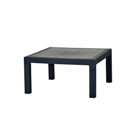 MESA PLÁSTICA CUADRADA GRAFITO CORTA VOSS 2000 MESABARUGR