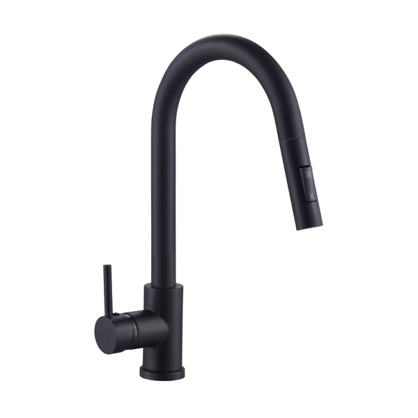 Griferia de cocina monocomando Estalgrif Top extensible black 2001-B