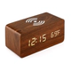 Cargador Reloj Despertador Madera