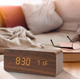Cargador Reloj Despertador Madera