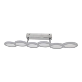 Aplique Pared Movil Hisk 12W 49 Cm Nikel 19031