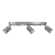 Aplique Linea Sur 3 Luces Dicro Gu10 Platil