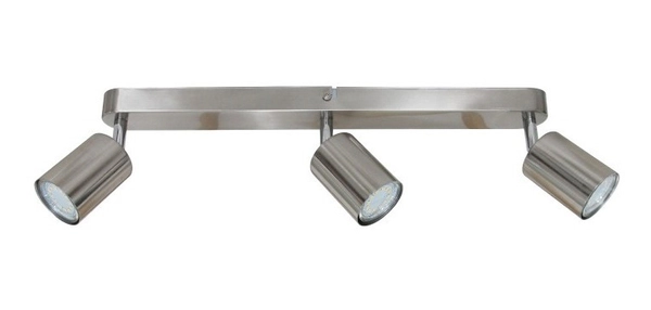 Aplique Linea Sur 3 Luces Dicro Gu10 Platil